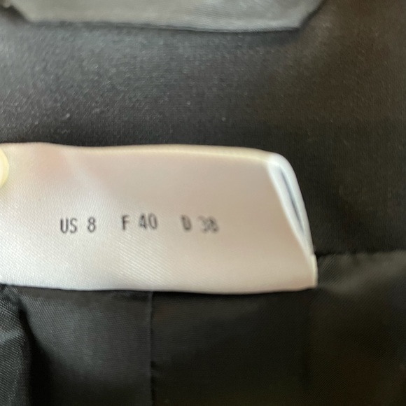 Akris Punto Black Zip Jacket Size 8 - Picture 6 of 7